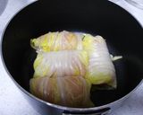 生姜風味でほっこり☆白菜ささみロール作り方8写真