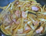 冷凍フライドポテトで簡単！カレー炒め作り方3写真