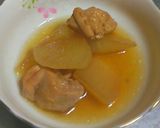 鶏もも肉と大根の煮物作り方3写真