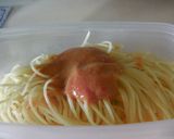 早業7分簡単！明太子パスタ半熟卵のっけ❤作り方5写真