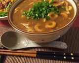 残りカレーリメイクカレーうどん作り方8写真