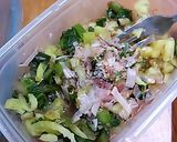 黄金コンビ！野沢菜と沢庵のチーズトースト作り方1写真