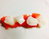 春巻きの皮で♥︎お餅とめんたいことチーズ作り方3写真