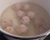 ✤豚肉団子と白菜の煮物✤作り方2写真