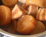 とろける♪厚切り豚肉と大根の煮物作り方9写真