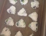 離乳食後期＊小松菜と海苔のミニ焼おにぎり作り方3写真