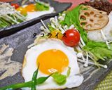 お月さんみたいな目玉焼き作り方6写真