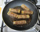 余ったお餅de豚巻き餅（生姜焼き風）♪作り方5写真