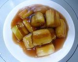 トロみつきでやみつき♪長ねぎの甘辛バター作り方4写真