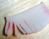 クジャクの飾り切り作り方4写真