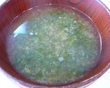 旬の味♪生青海苔の味噌汁❀作り方4写真