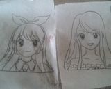 アイカツ！キャラケーキ（チョコプレート）作り方1写真