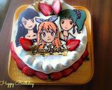 アイカツ！キャラケーキ（チョコプレート）作り方4写真