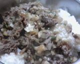 簡単♪牛しぐれ混ぜご飯蓮根入り作り方4写真
