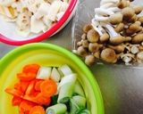 簡単♩レンコンと豚肉の炒め煮作り方1写真