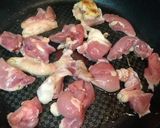 鶏もも肉、白菜、エリンギ炒め作り方2写真