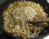 簡単❀野菜増量❀量増しでヘルシ~な炒飯♪作り方5写真