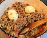 ｢うまっ!!｣☆豚こまの中華風うま煮丼作り方5写真