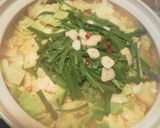 博多発☆あっさりもつ鍋～味噌味スープ～作り方8写真