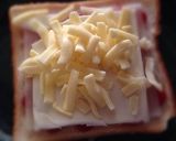 お餅アレンジ★とろけるハニー餅トースト作り方4写真