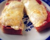 お餅アレンジ★とろけるハニー餅トースト作り方5写真