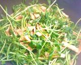 豆苗と油揚げのペペロンチーノ♪作り方3写真