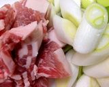 たっぷり！葱が主役の豚キムチ☺︎♪作り方1写真