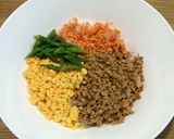 日常に彩りを加える、鮮やか三色丼作り方5写真