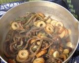 山菜とちくわのピリ煮作り方3写真