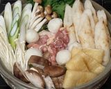 秋田名物　きりたんぽ鍋　だまこ餅入り作り方3写真