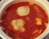 トマキムチーの鍋焼きスパ作り方1写真