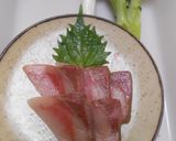 ぶりの薄切りとブロッコリーの丼ぶり作り方1写真