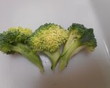 ぶりの薄切りとブロッコリーの丼ぶり作り方2写真