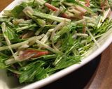 水菜のサラダ マヨごまソース作り方4写真