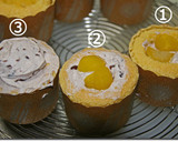抹茶とあずきの和風カップケーキ作り方14写真