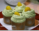 抹茶とあずきの和風カップケーキ作り方16写真