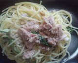 ツナと長ねぎのスパゲティ作り方5写真