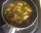 油かす入りカレーうどん作り方5写真