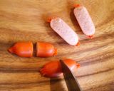 冬のキャラ弁☆赤ウインナーの手袋作り方2写真