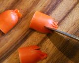 冬のキャラ弁☆赤ウインナーの手袋作り方3写真