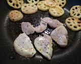 シャキシャキ蓮根と鶏肉のチリソース炒め作り方3写真