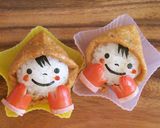 冬のキャラ弁♥フードを被った女の子♪作り方8写真