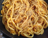 ☆旨辛☆ キムチと豚ひき肉の焼きうどん作り方8写真