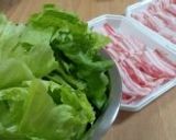レタスと豚だけ！ずぼらしゃぶしゃぶ作り方2写真