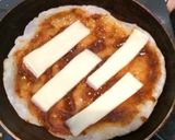 正月で余ったもちで、もちマルゲリータピザ作り方9写真