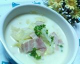 キャベーコンのＭＩＳＯスープ♪作り方4写真