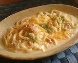 ◆簡単＆美味♡和風カルボナーラうどん◆作り方6写真