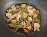 とろ～りあんのささ身と根菜の煮物作り方6写真