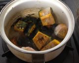 かぼちゃとひじきの味噌煮込み作り方3写真