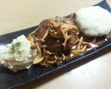 簡単激旨♡野菜ジュースで煮込みハンバーグ作り方10写真